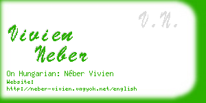 vivien neber business card